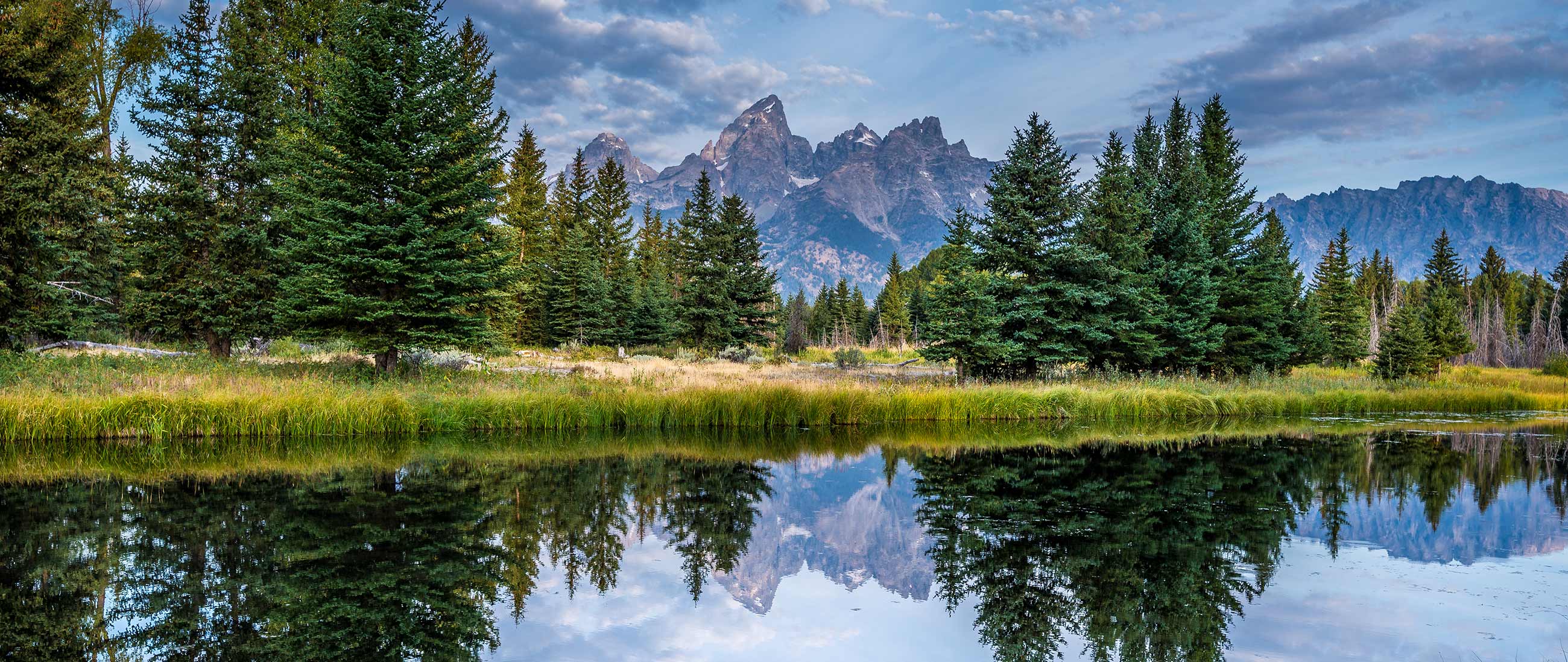 Grand Tetons Summer Lake View