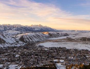 Jackson WY Winter View