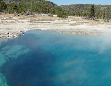 hot springs yellowstone