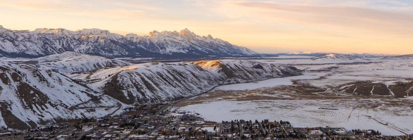 Jackson WY Winter View