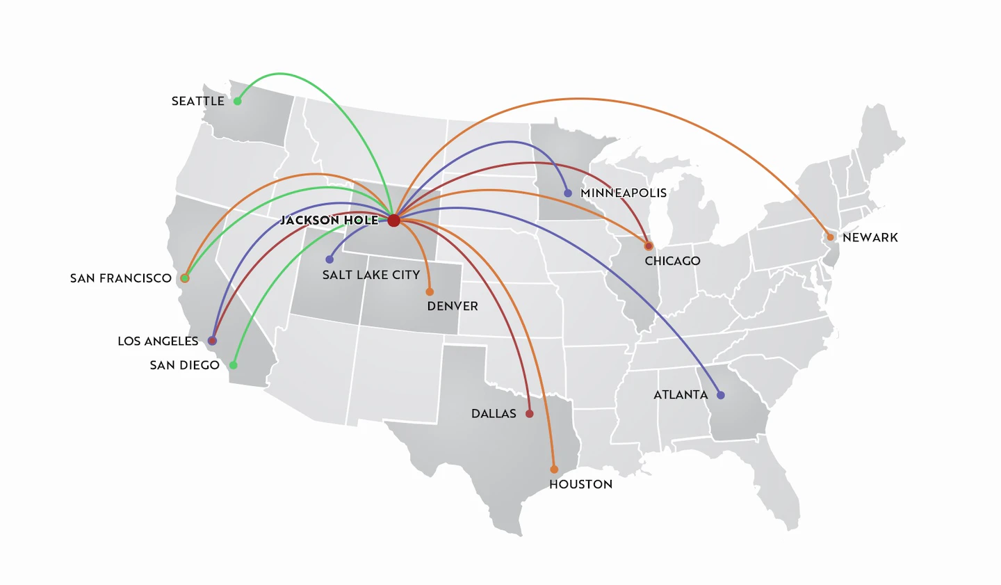 Winter 23-24 Flight Map