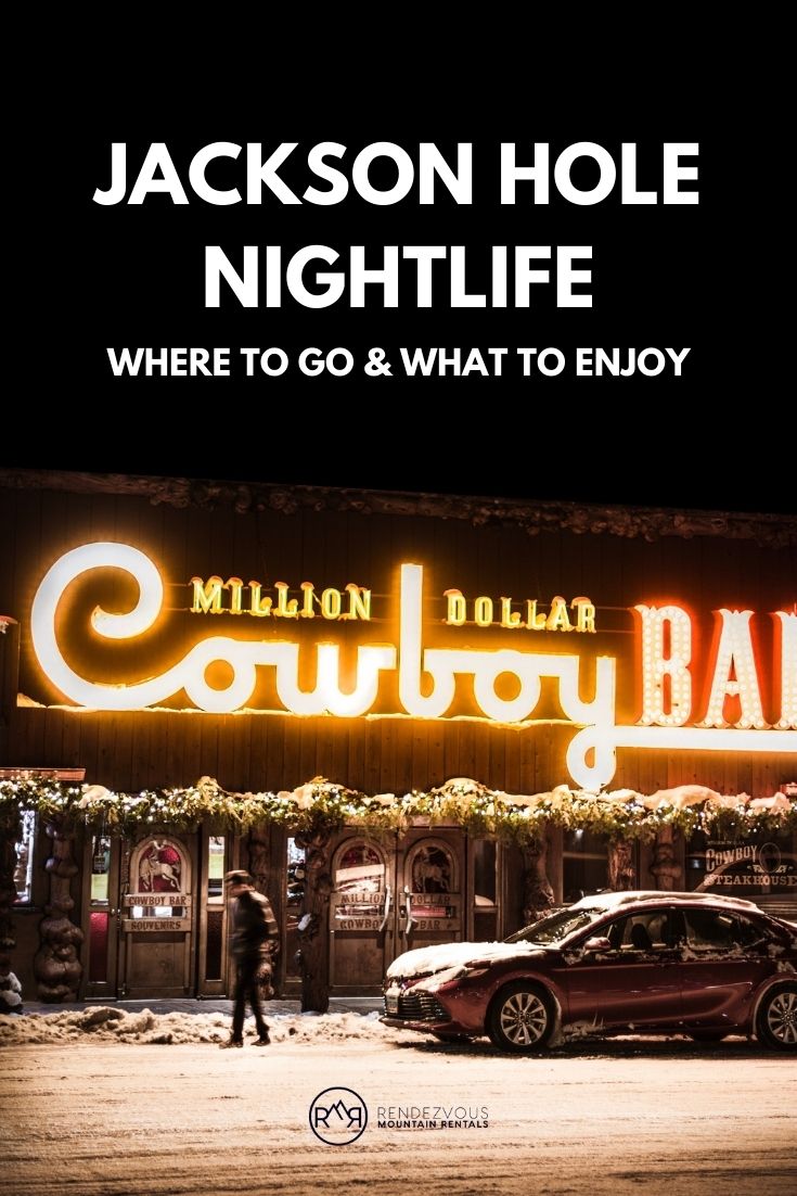 Front view of the Million Dollar Cowboy Bar in Jackson Hole