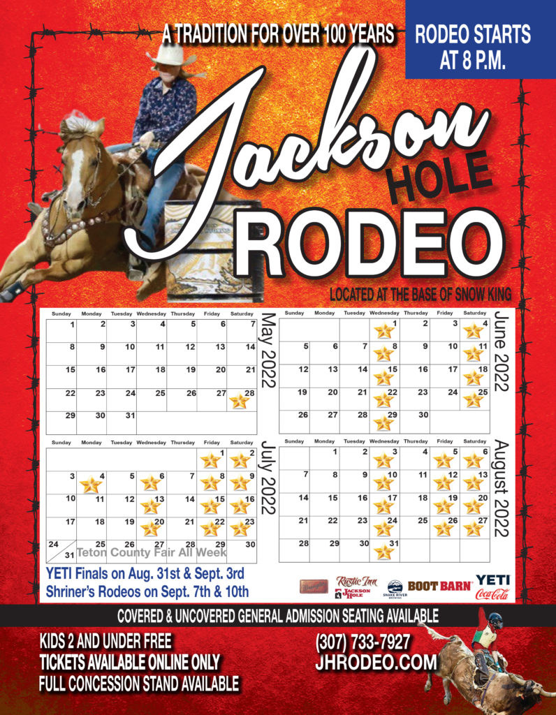 Jackson Hole Rodeo Schedule 2022 jpeg Rendezvous Mountain Rentals