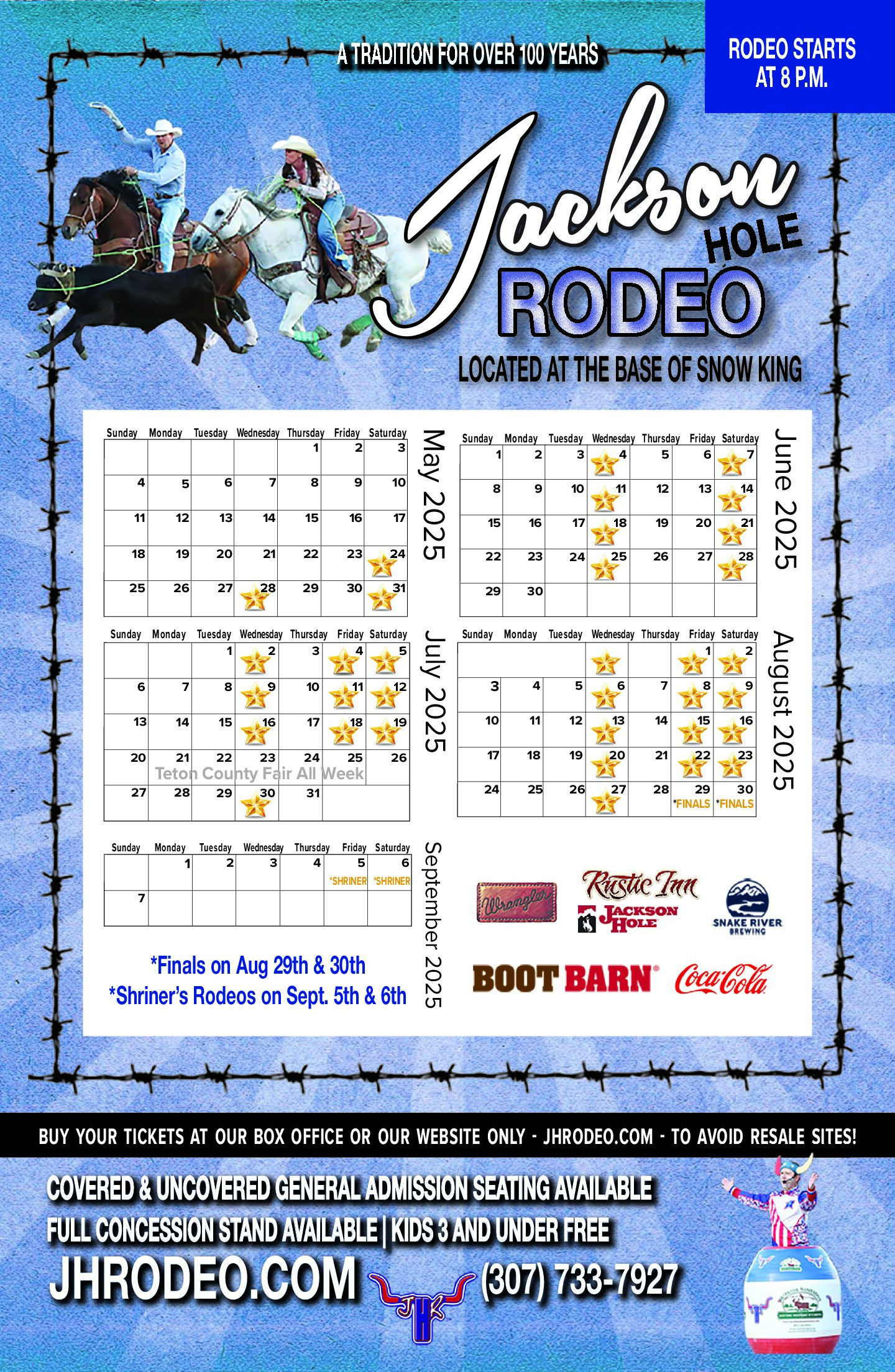 2025 Rodeo Schedule