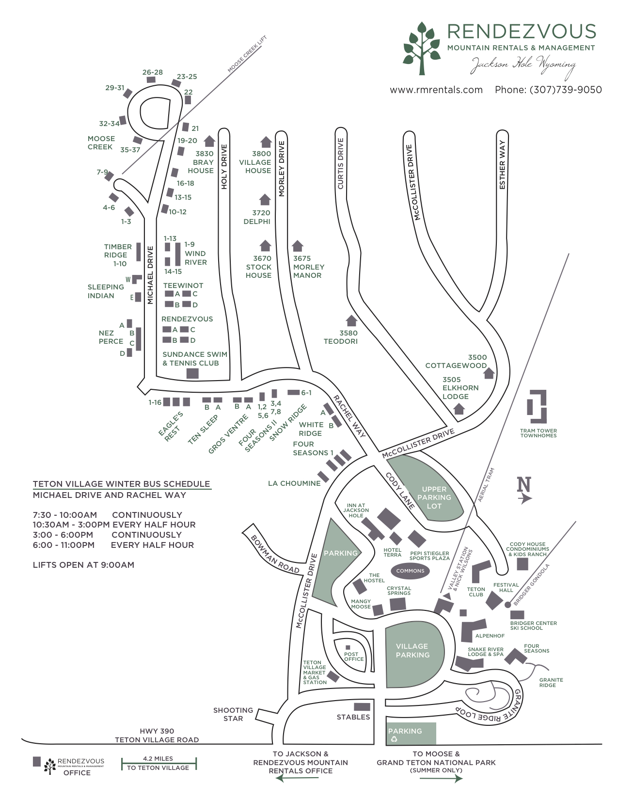 teton village map