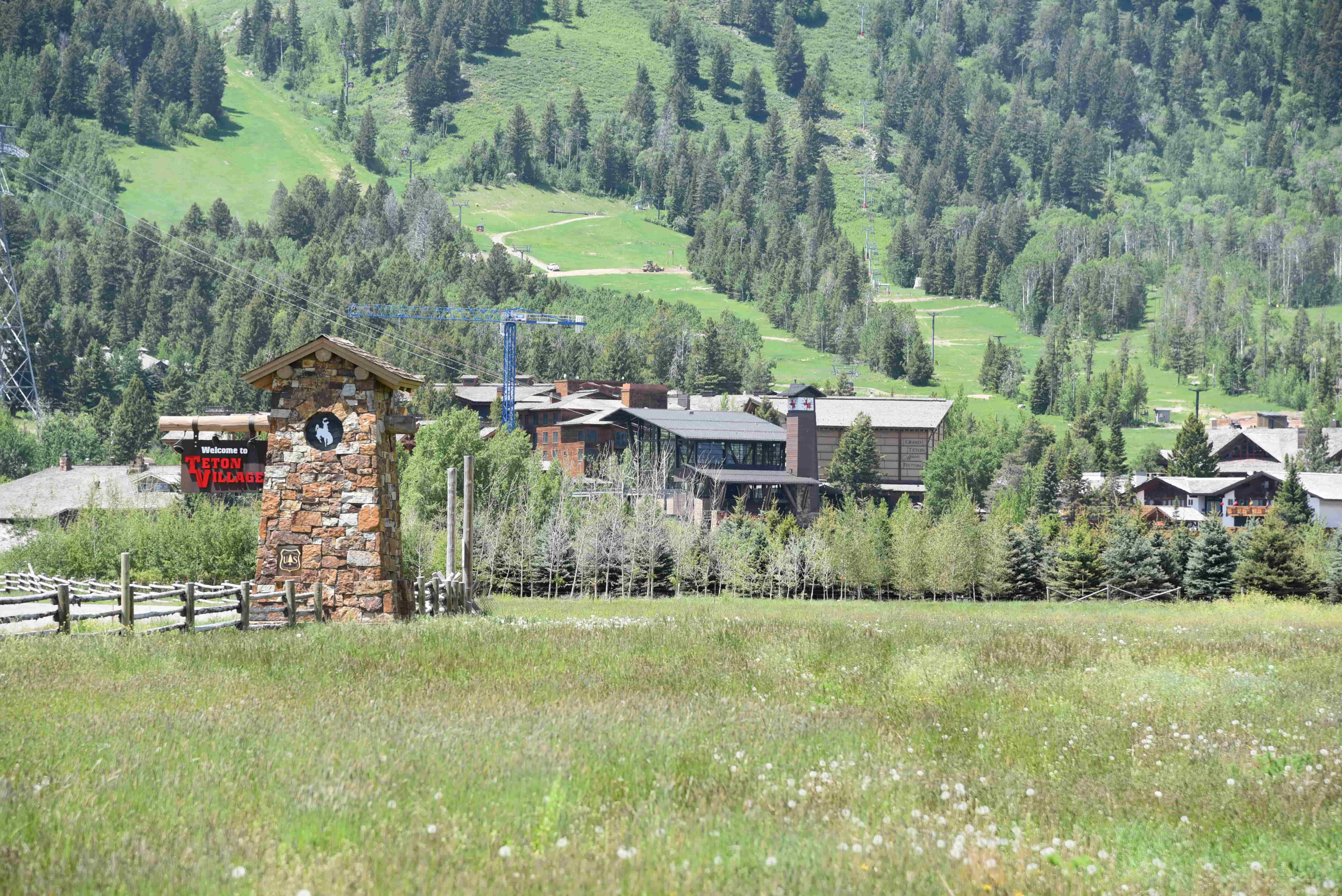 teton village wyoming in summer