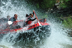 Whitewater trip down the Snake River. 